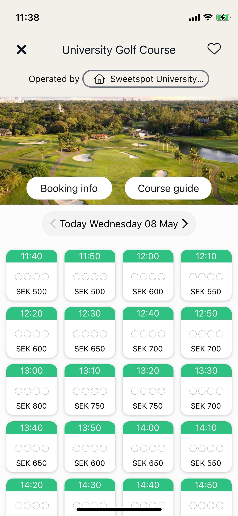 Course Guide Gold Course Course guide